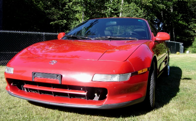 MR2 closer and lower front view