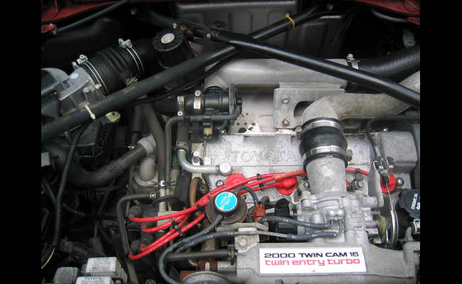 top view of the engine