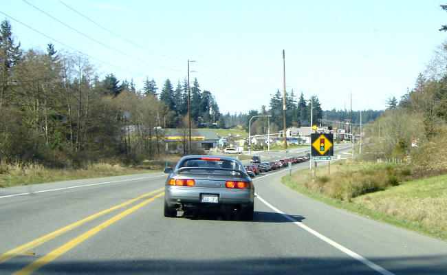 MR2s on the road